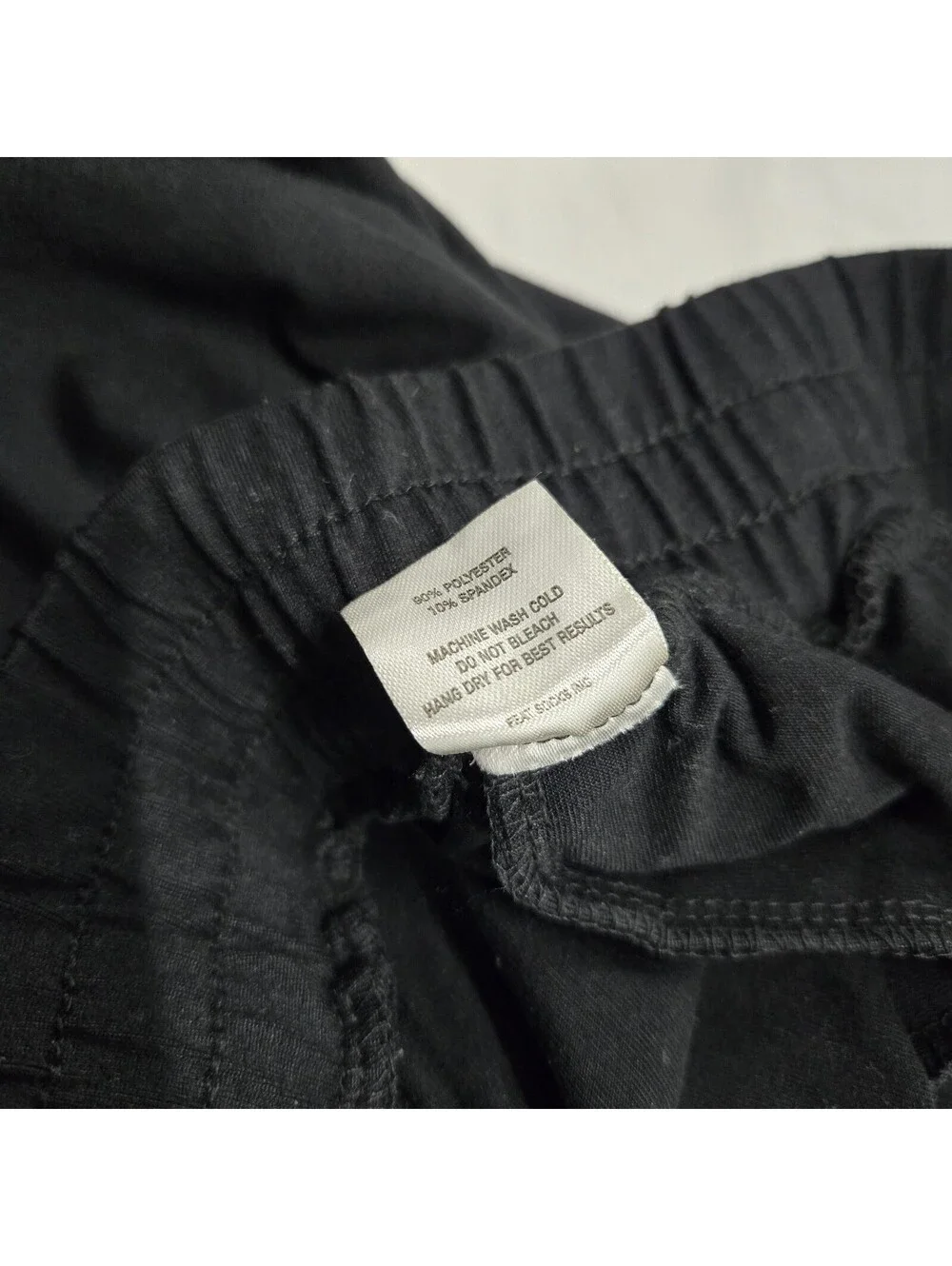 EUC Size MEDIUM Men's Feat Roam Performance Athletic Pants Black Zip Pockets
